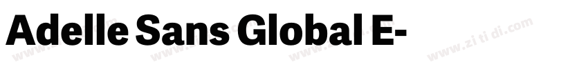 Adelle Sans Global E字体转换 Adelle Sans Global E字体转换